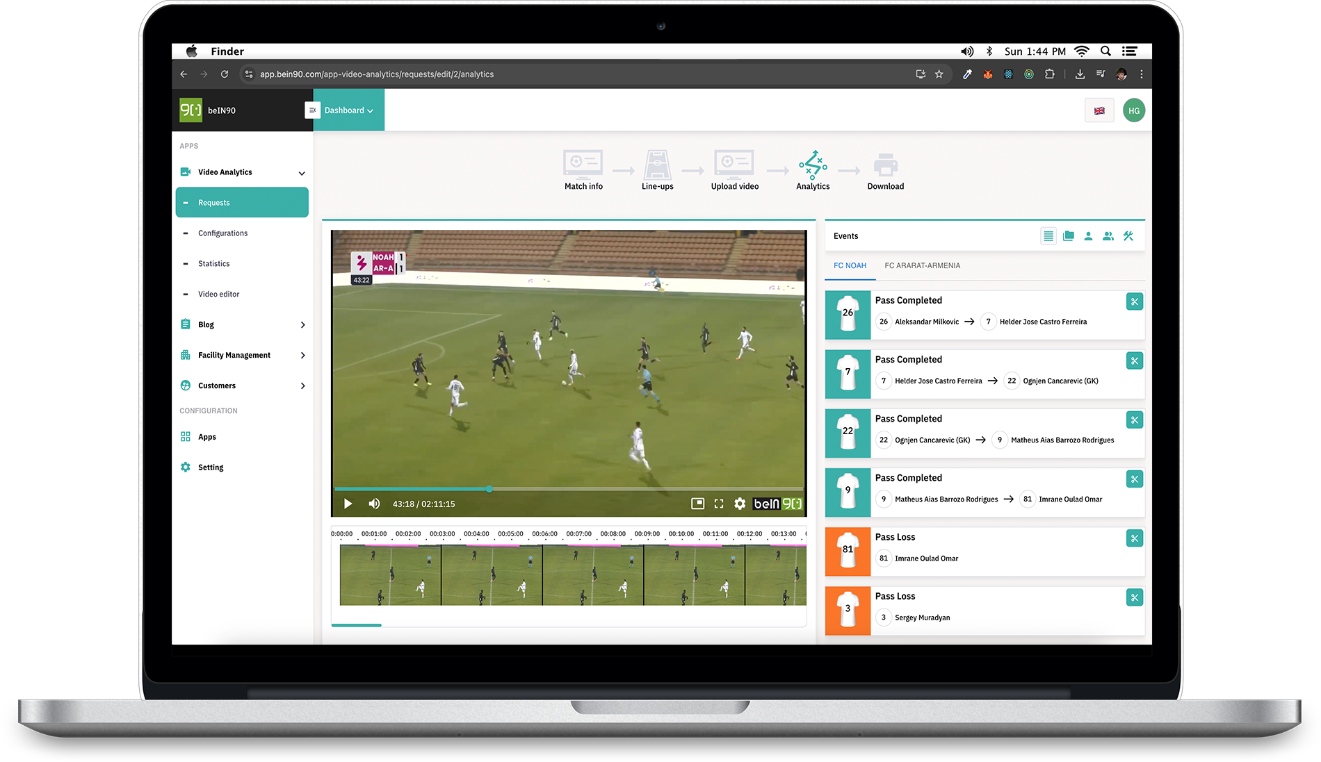 Video Analytics Dashboard